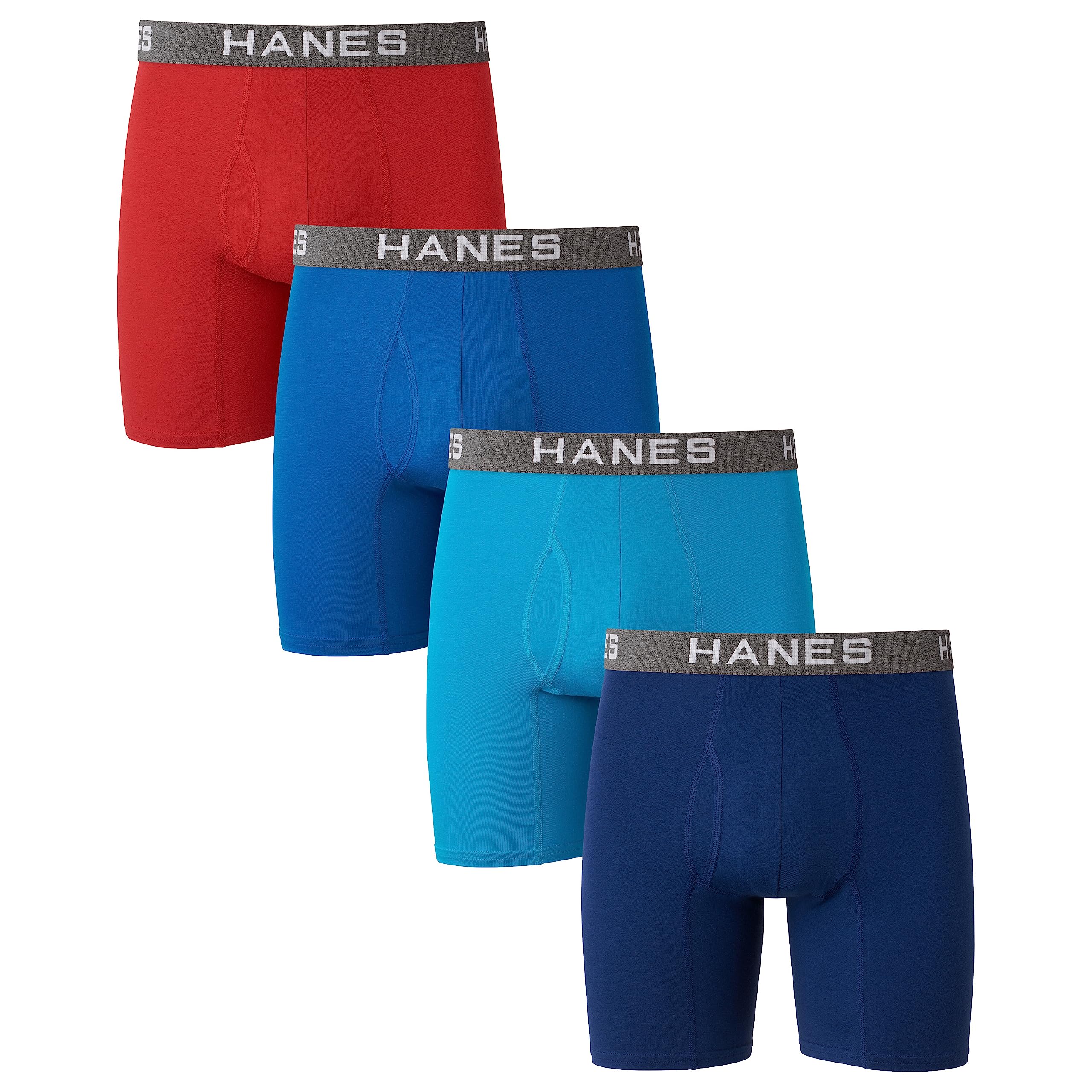 4-Pack Hanes Ultimate Men's Comfort Flex Fit Ultra Soft Cotton Modal Blend Boxer Brief (Assorted) $20 ($5 each)+ Free Shipping w/ Prime or on $25+