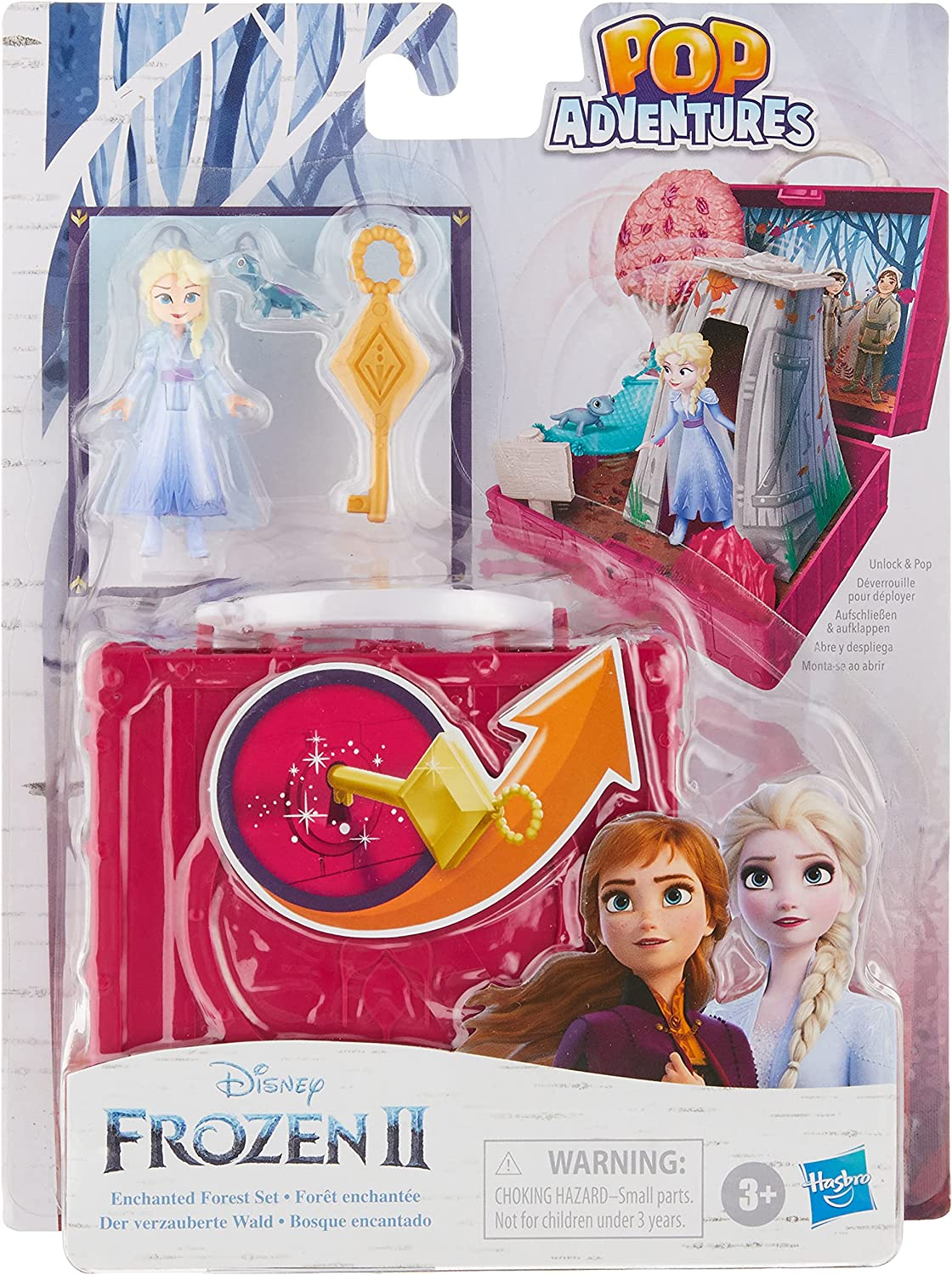 Amazon.com: Disney Frozen Hasbro Pop Adventures Enchanted Forest Set Pop-Up Playset with Handle, Including Elsa Doll, Toy Inspired 2 Movie : Toys & Games $4.63