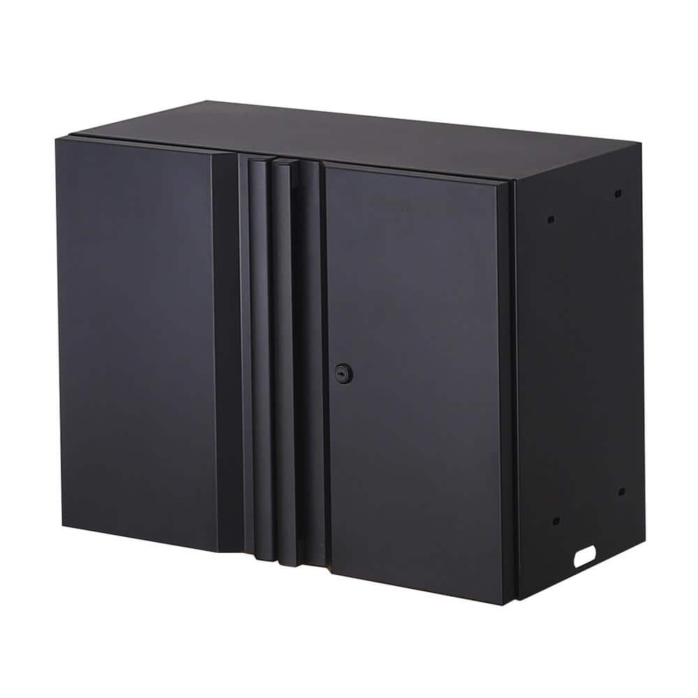 Husky Regular Duty Welded 24-Gauge Steel Wall Mounted Garage Cabinet in Black (24" W x 18" H x 12" D) $137.50 + Free Shipping