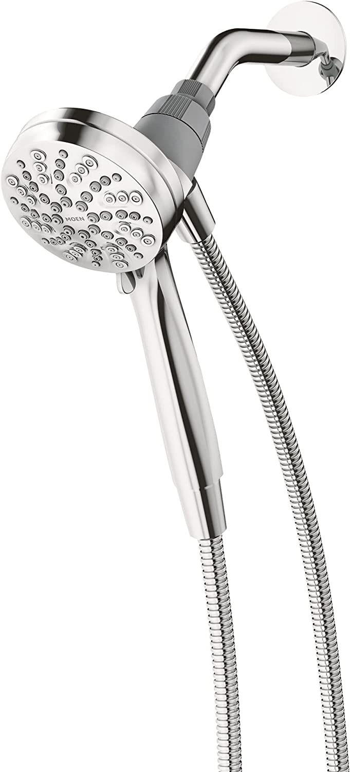 Moen Chrome Engage Magnetix 3.5-Inch Six-Function Eco-Performance Handheld Showerhead w/ Magnetic Docking System $44.98