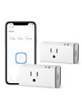 SONOFF S31 WiFi Smart Plug with Energy Monitoring, 15A Smart Outlet Socket (2-Pack) $12.34