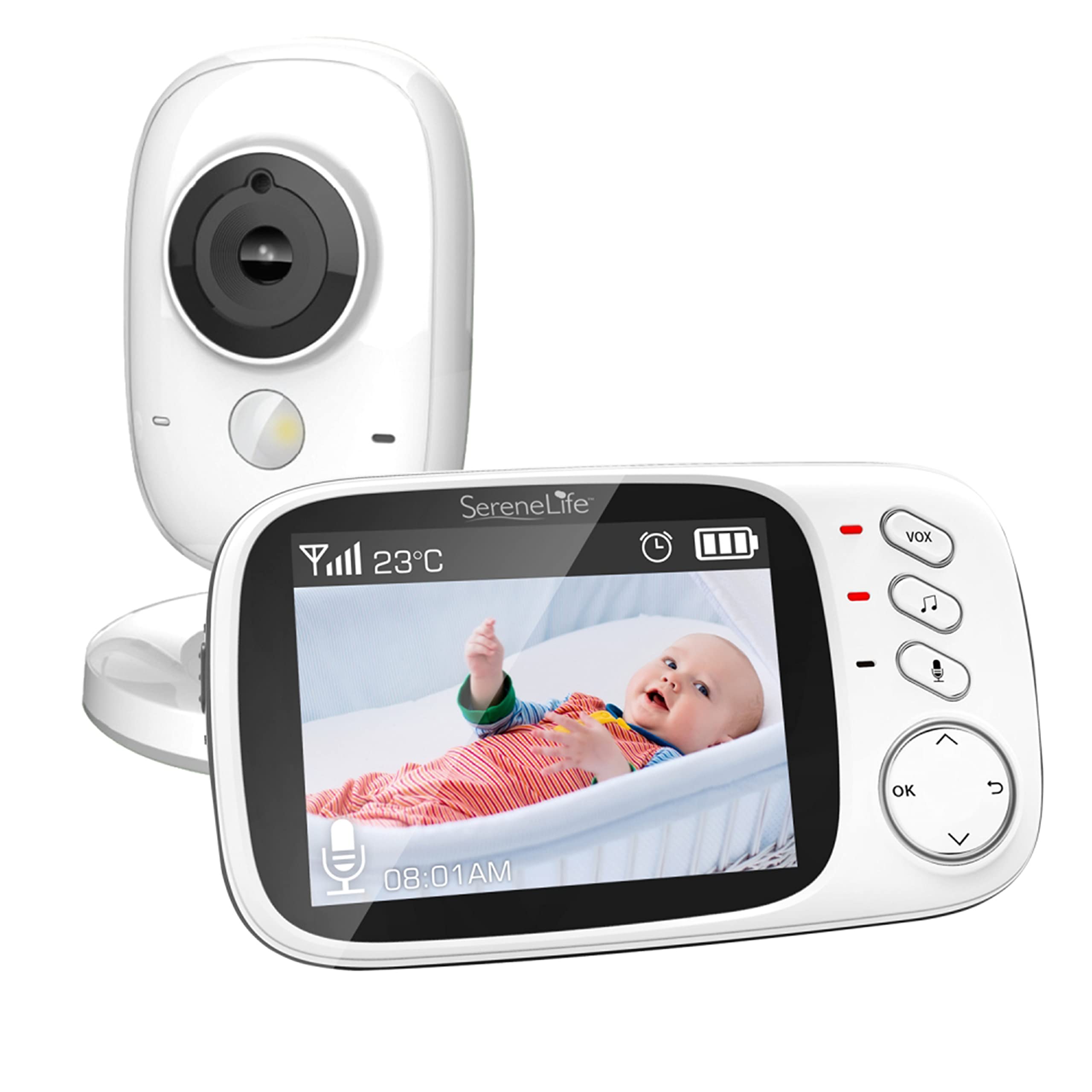 SereneLife Wireless Video Baby Monitor w/ Temperature Thermometer Sleep Camera & 3.2" Digital Wireless Color Screen $30 + Free Shipping