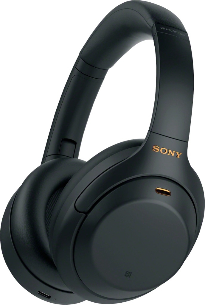 Sony WH1000XM4 Wireless Noise-Cancelling Over-the-Ear Headphones Black WH1000XM4/B - $279.99