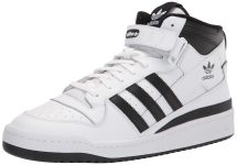 adidas Original Men's Forum Mid Sneaker (White/Black/White, Select Sizes) $55 + Free Shipping