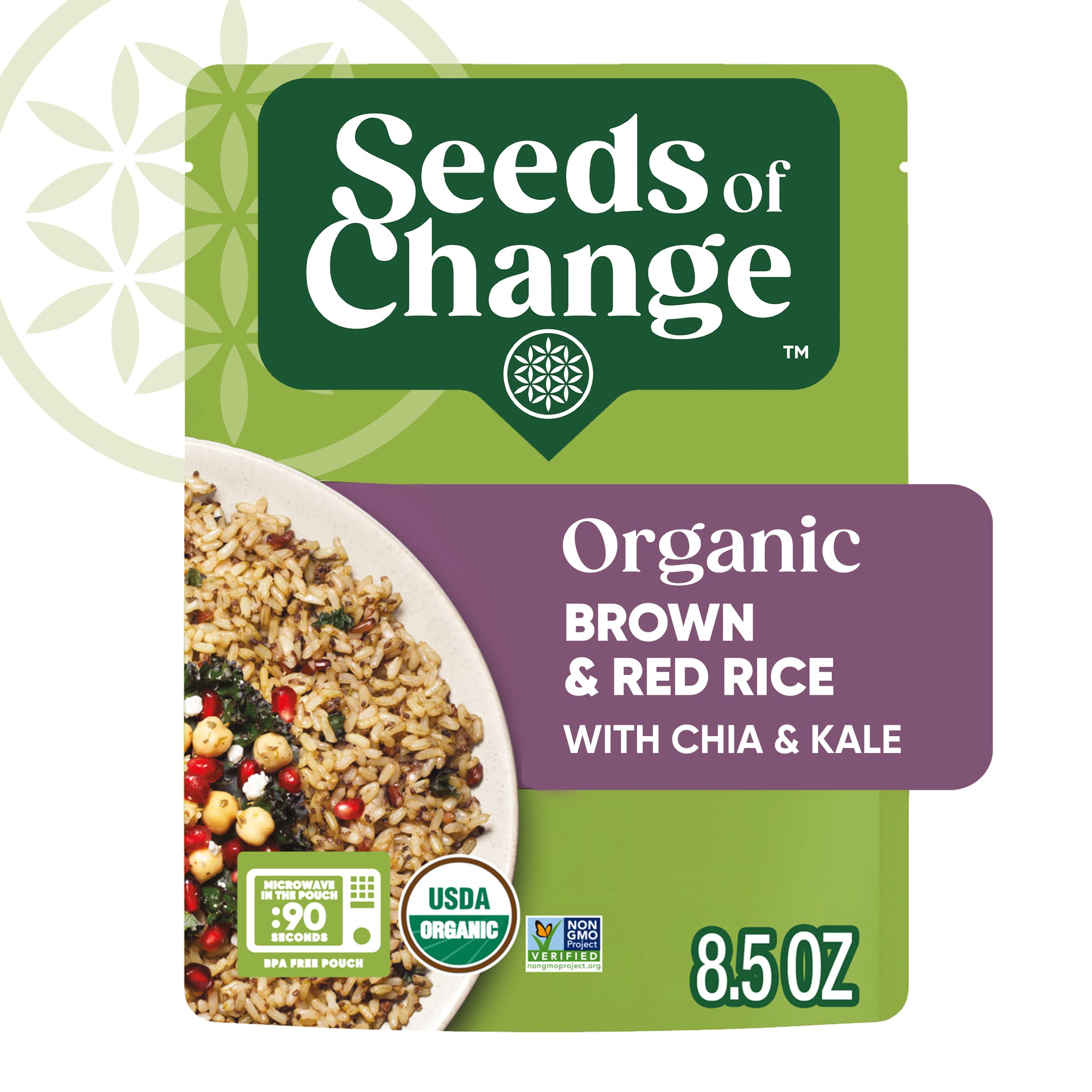 12-Count 8.5-Oz Seeds of Change Certified Organic Brown & Red Rice w/ Chia & Kale $14.64 w/ S&S + Free Shipping w/ Prime or on $25+ $13.91