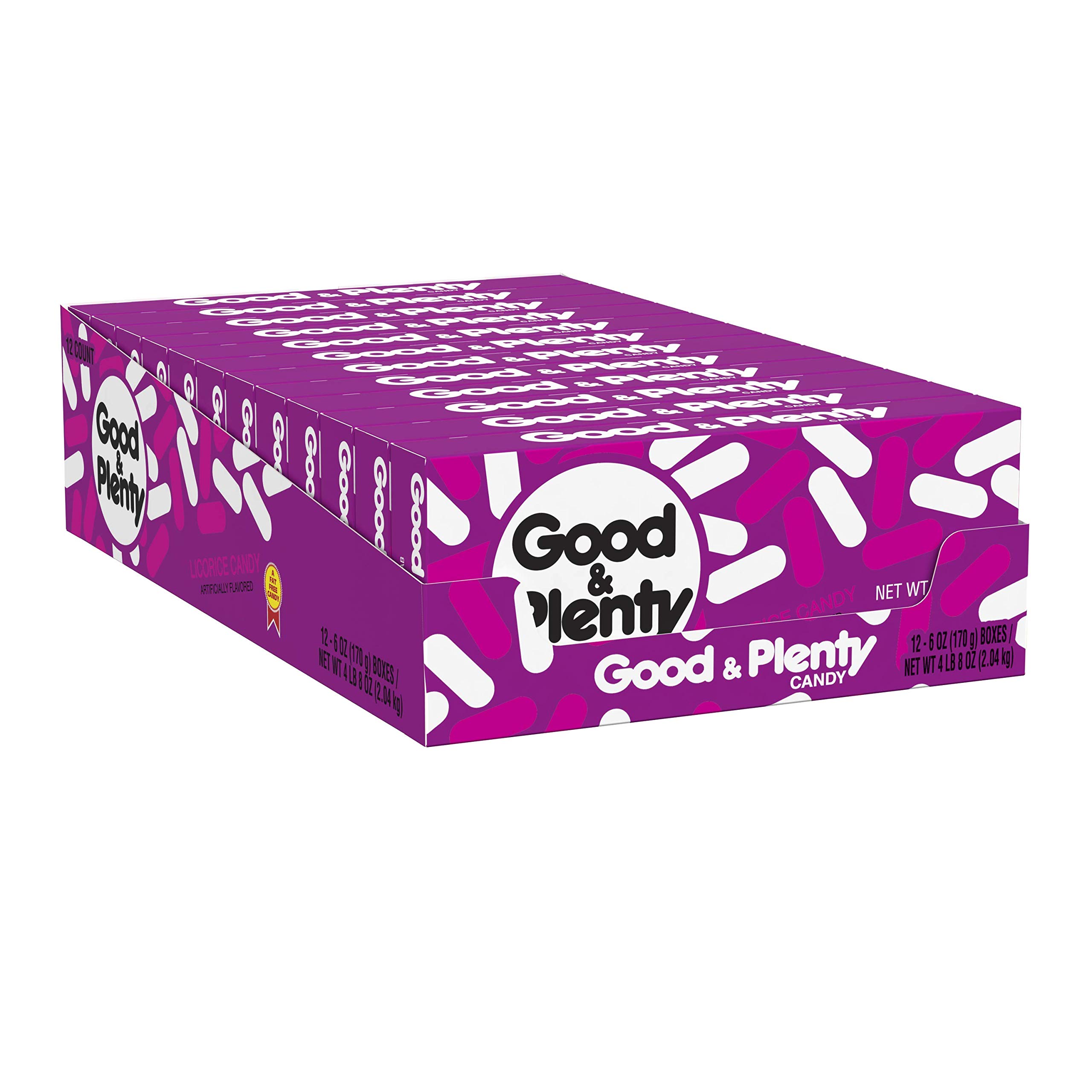 12-Pack 6-Oz Good & Plenty Licorice Candy $11.40 w/ S&S + Free Shipping w/ Prime or on orders over $25