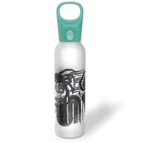17.5-Oz Pyrex Color Changing Reusable Glass Water Bottle w/ Silicone Coating (Textural Art) $9.30 + Free Shipping w/ Prime or on orders over $25