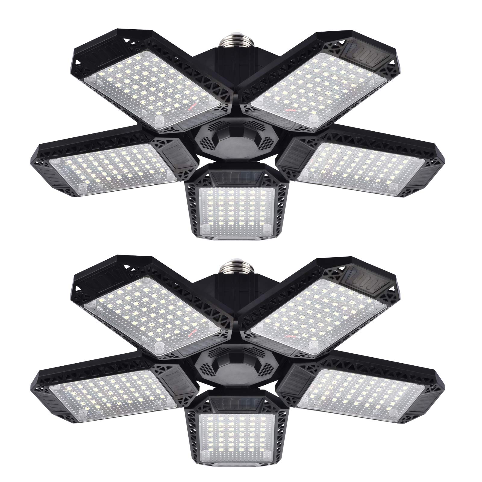 2-Pack 120W Mefflypee Deformable LED Garage Ceiling Lights (12000LM, E26/E27) $14.90 + Free Shipping