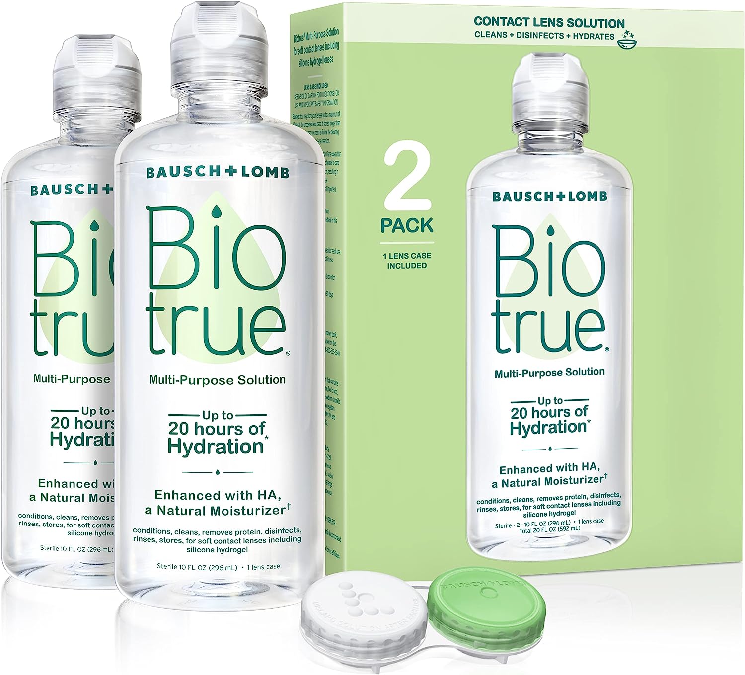 2-Pk 10-Oz Bausch + Lomb Biotrue Soft Contact Lens Multi-Purpose Solution $10.10 ($5.05 Ea) w/ S&S + Free Shipping w/ Prime or on $25+