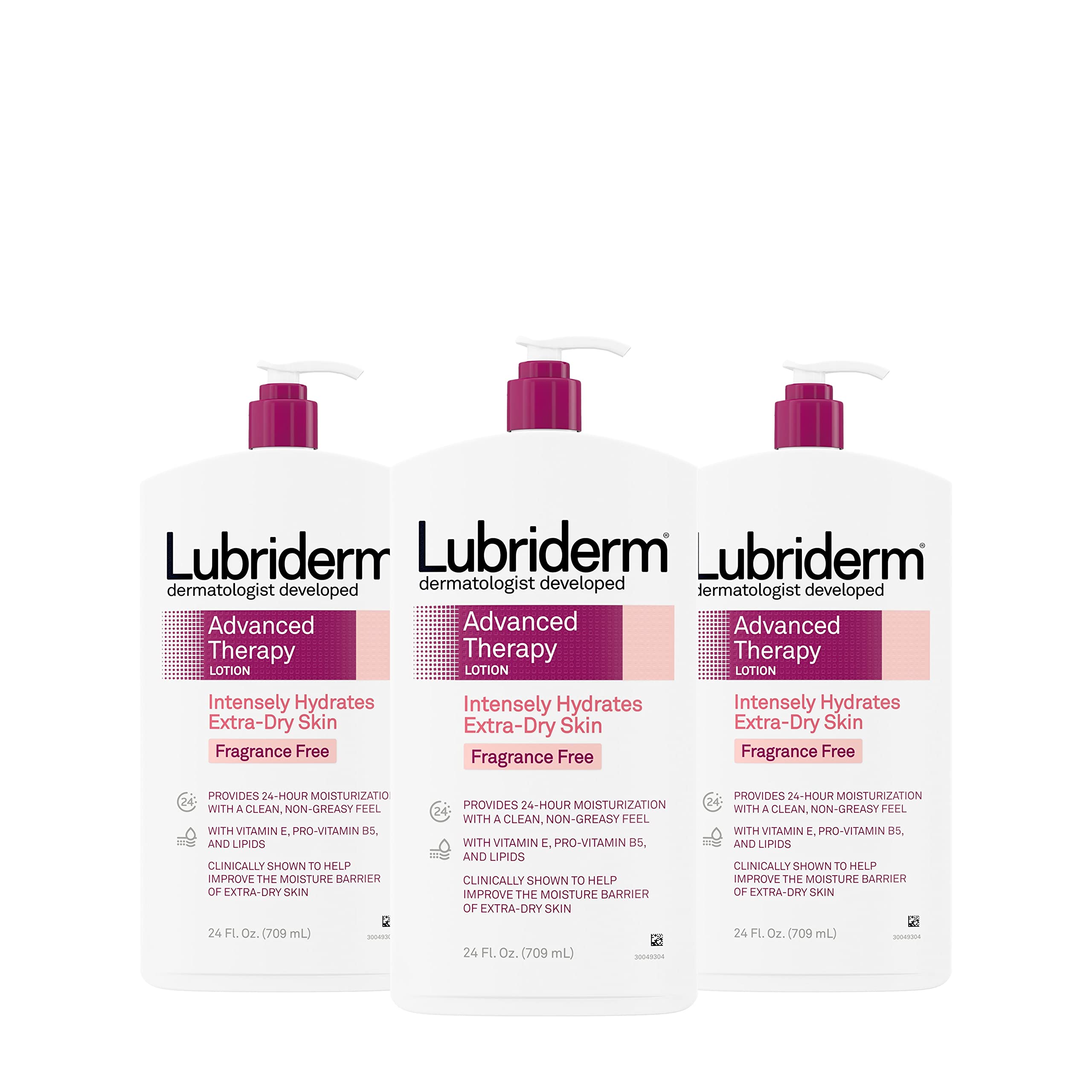 3-Count 24-Oz Lubriderm Advanced Therapy Fragrance-Free Moisturizing Lotion $14.07 ($4.69 each) w/ S&S + Free Shipping w/ Prime or on $25+