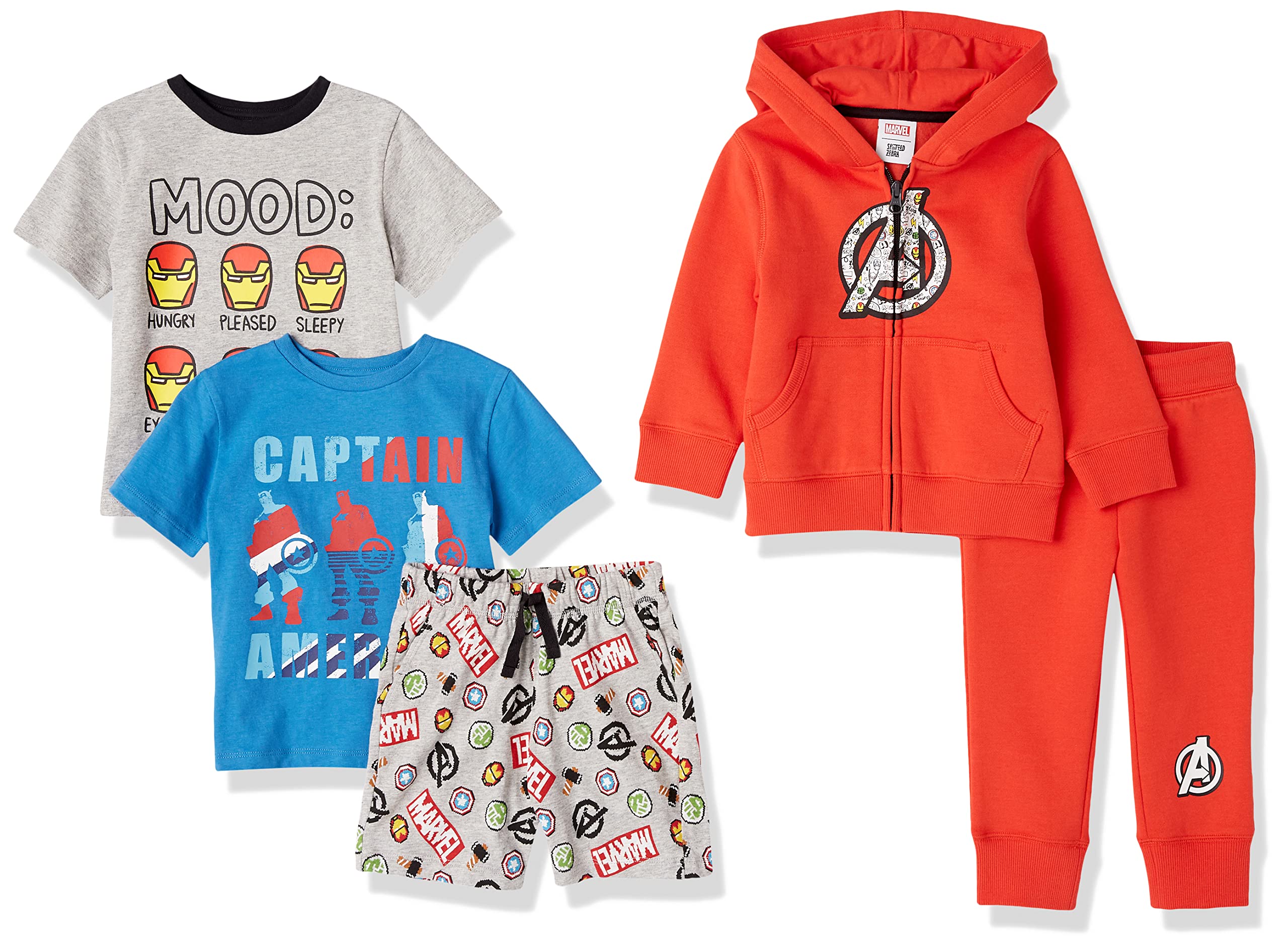 5-Piece Amazon Essentials Disney, Marvel & Star Wars Toddler, Little Kids' & Big Kids' (Boys' & Girls') Outfit Sets in Limited Sizes from $13.88 + Free Shipping w/ Prime or on $25+