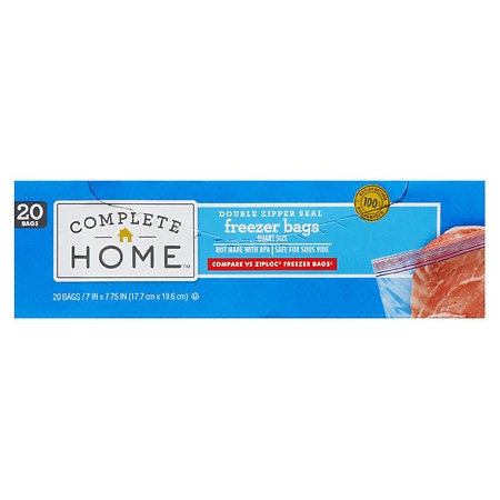 Complete Home Food Storage Bags (Various Sizes), 3 for $2.51