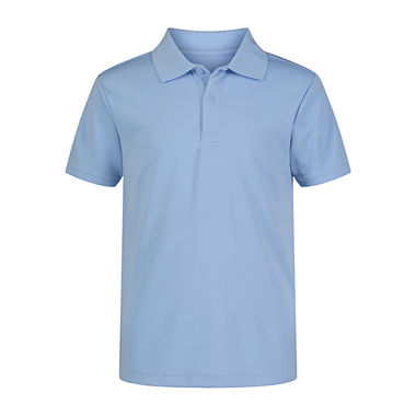 IZOD Little & Big Boys Short Sleeve Wrinkle Resistant Moisture Wicking Polo Uniform Shirts (Various Colors) $8.99 +  Free Store Pickup at JCPenney or F/S on orders $75+
