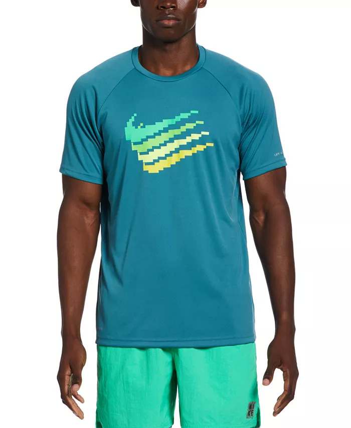 Nike Men's Digi Swoosh Dri-Fit Stretch UPF 40+ Logo Graphic Rash Guard Tee (3 Colors) $15.53 + Free Store Pickup at Macy's or FS on $25+