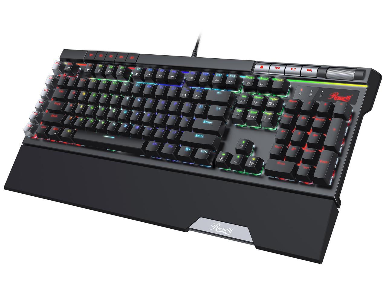 Rosewill Blitz K50 RGB Wired Gaming Clicky Mechanical Keyboard $42.50 + Free Shipping