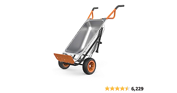 WORX WG050 Aerocart 8-in-1 Yard Cart / Wheelbarrow / Dolly - $128.06