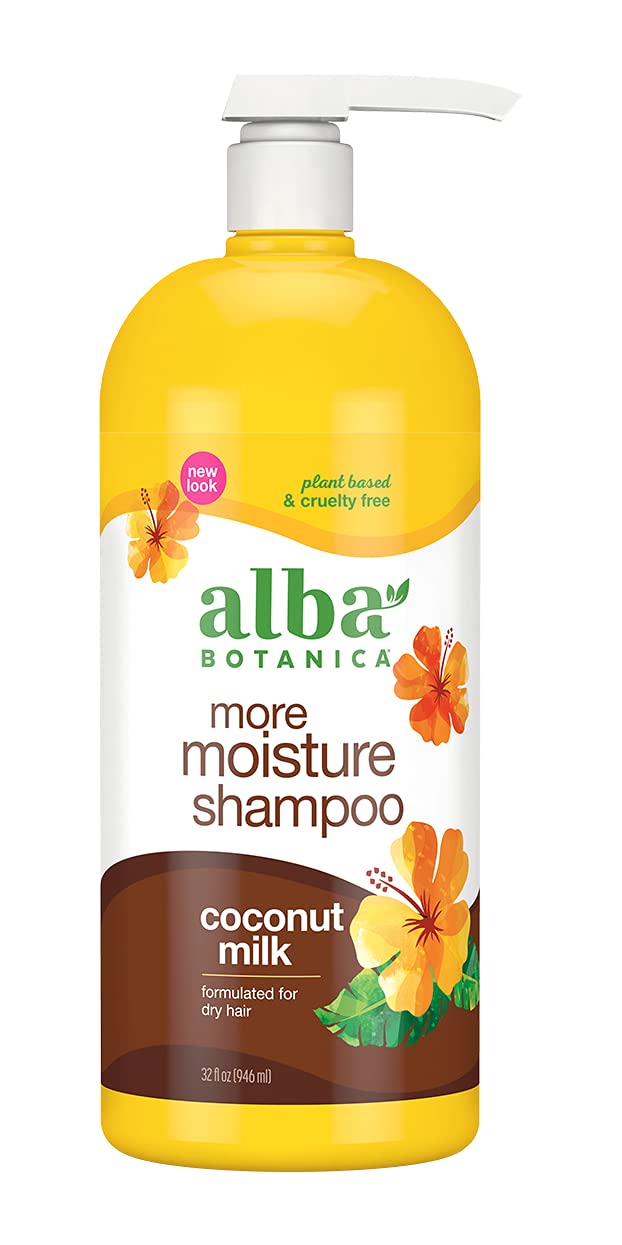 32-Oz Alba Botanica More Moisture Shampoo (Coconut Milk) $8.07 w/ S&S + Free Shipping w/ Prime or on orders over $35