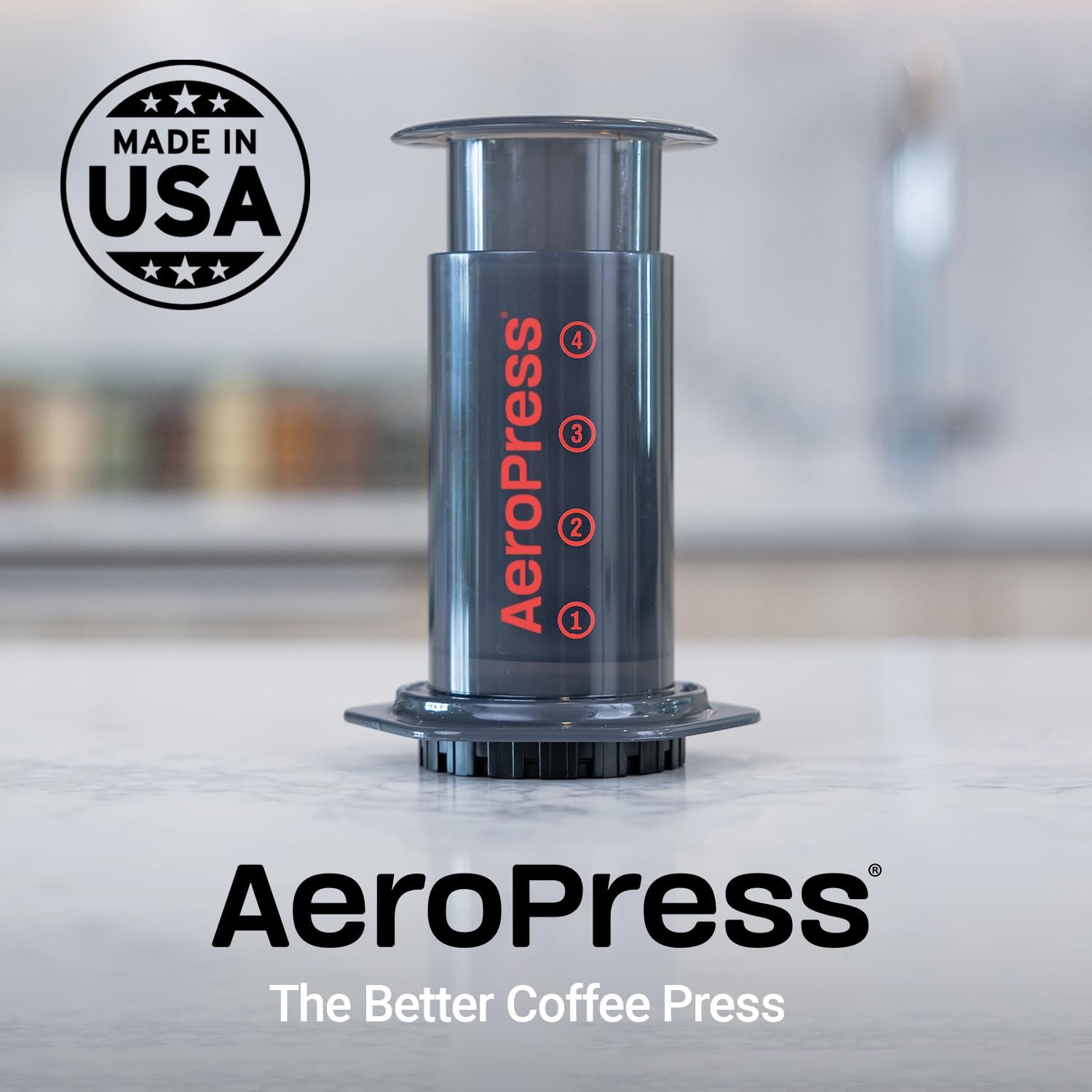 Aeropress Original Coffee Press (French Press, Pourover, Espresso coffee maker) $32