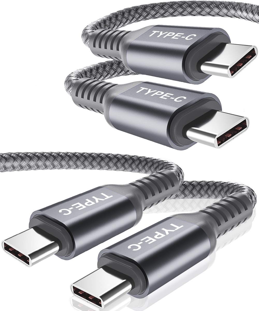 2-Pack Basesailor 100W 10' USB-C to Type-C Cable (Grey) $7.79, 2-Pack USB to USB-C Adapter (Grey) $4 + Free Shipping w/ Prime or $35+ orders
