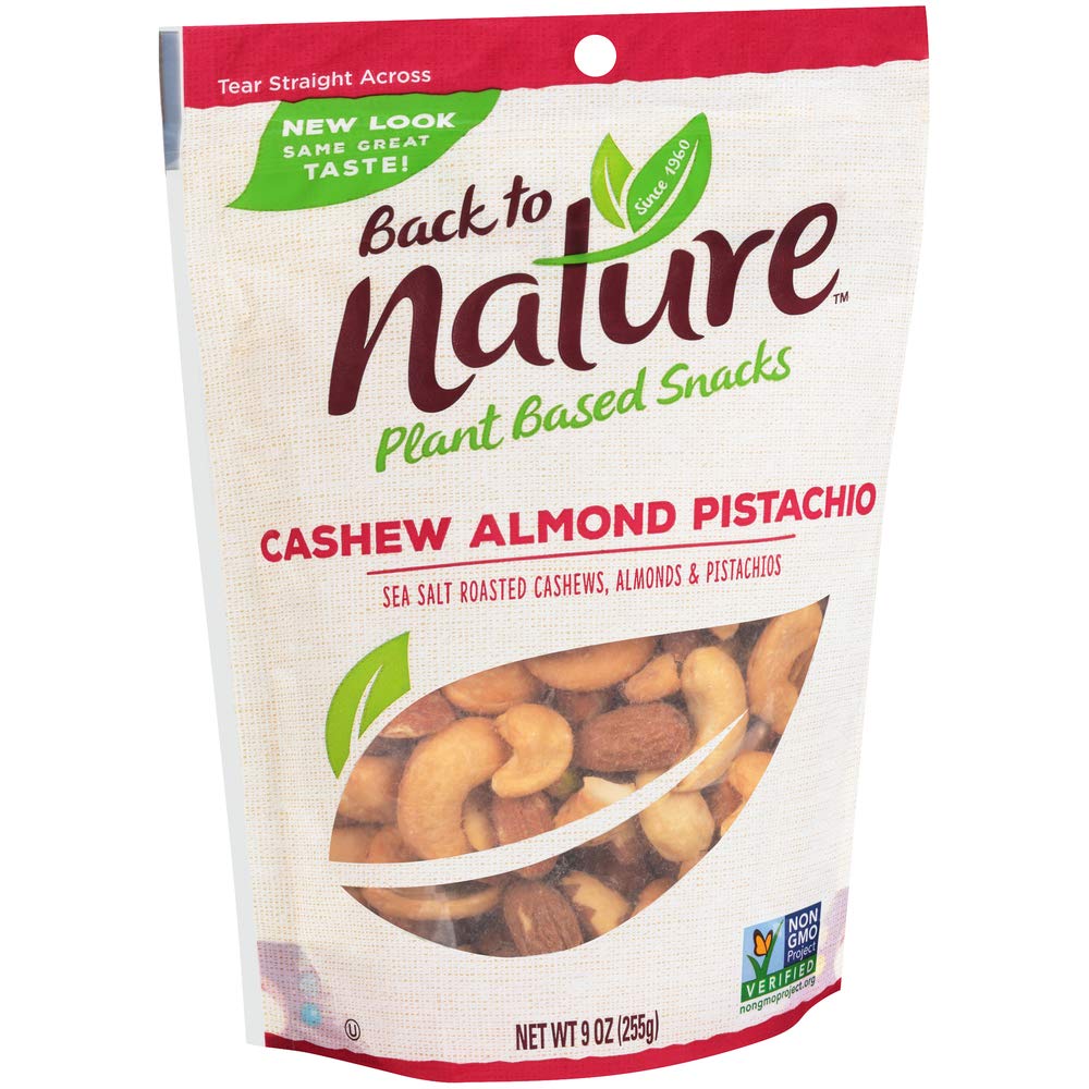 9-Oz Back To Nature Cashew Almond Pistachio Blend Trail Mix $3.67 + Free Shipping w/ Prime or on orders over $35