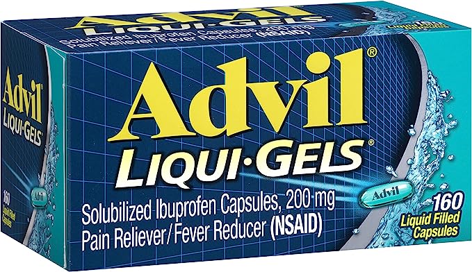 Advil Liqui-Gels 160 ct $9.65