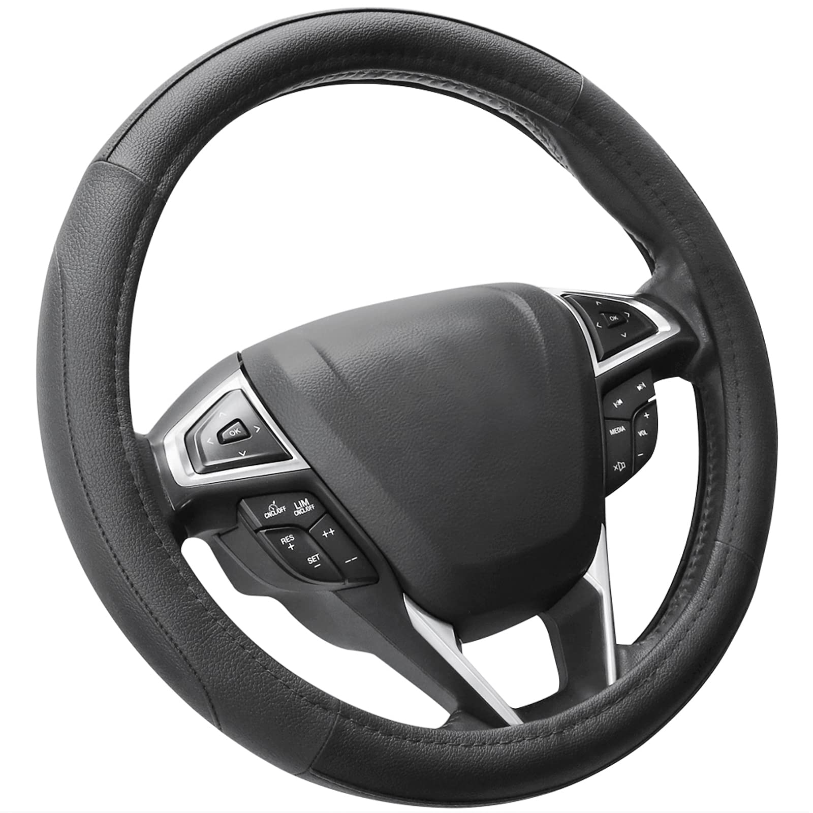 SEG Direct Car Steering Wheel Cover Universal All Sizes/Colors Microfiber Leather $13.60 shipped Amazon Prime