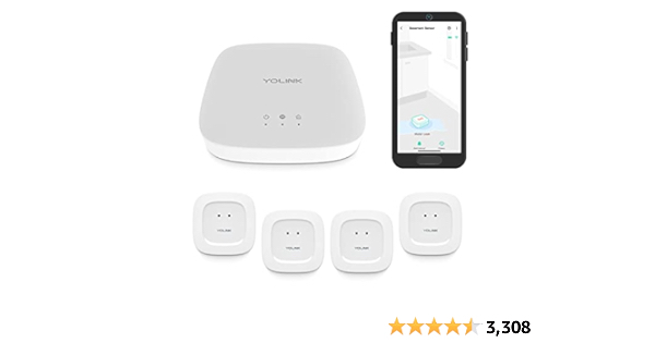 Smart Home Starter Kit: 1 Hub + 4 Water Leak Sensors for $46.99@Amazon - $46.99