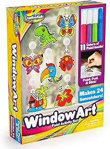 Creative Kids Window Paint Art Kit – Make Your Own Suncatchers Set $13.39 shipped w/ Prime