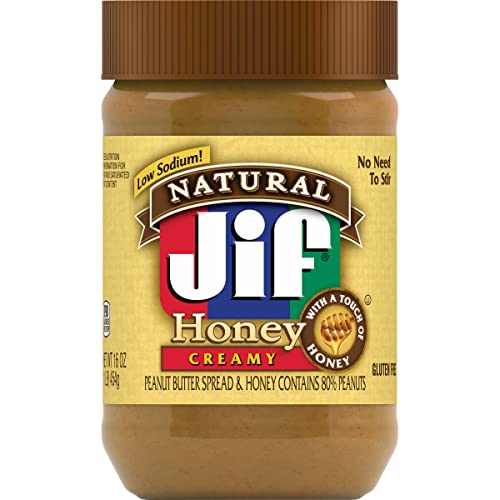 $1.94 /w S&S: 16-Oz Jif Natural Creamy Peanut Butter Spread w/ Honey