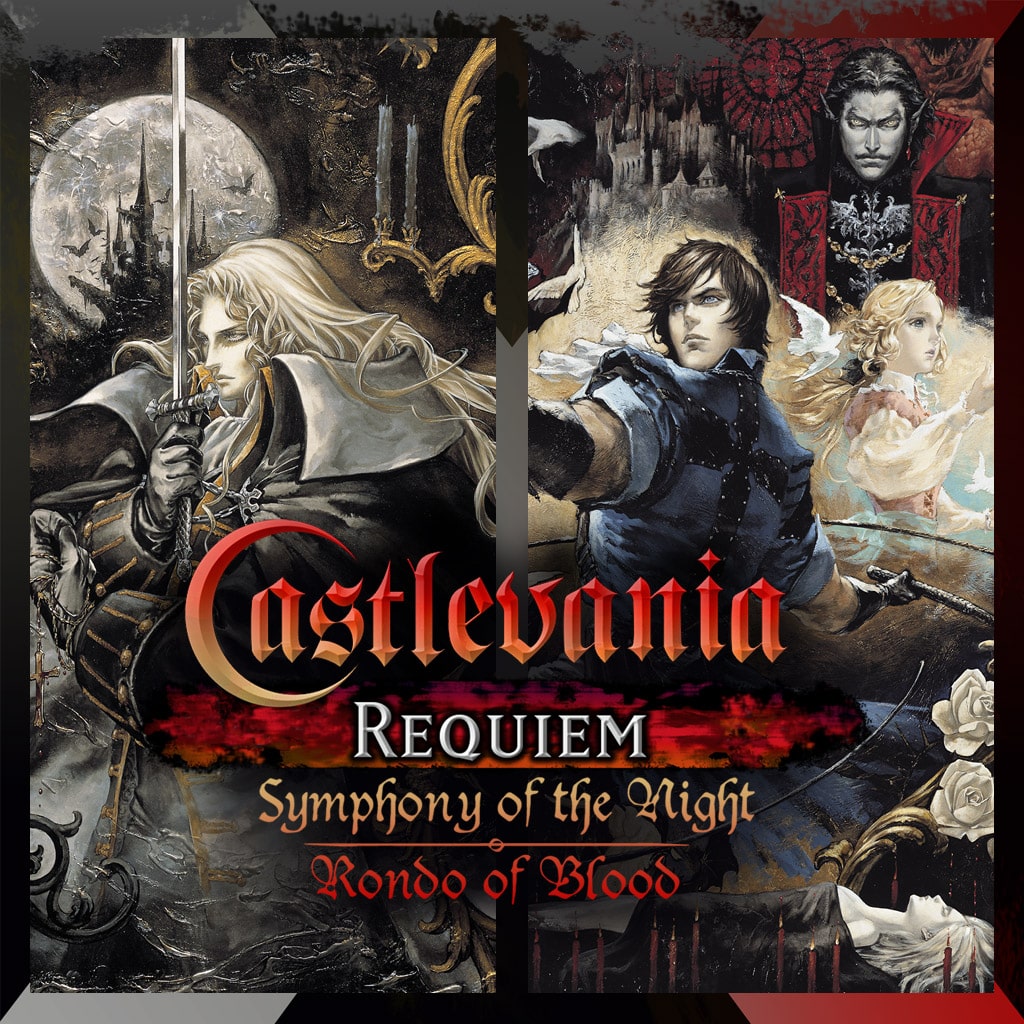 2-Pack Castlevania Requiem: Symphony of the Night & Rondo of Blood, Castlevania Anniversary Collection Each $4 (PS4 Digital Download Games)