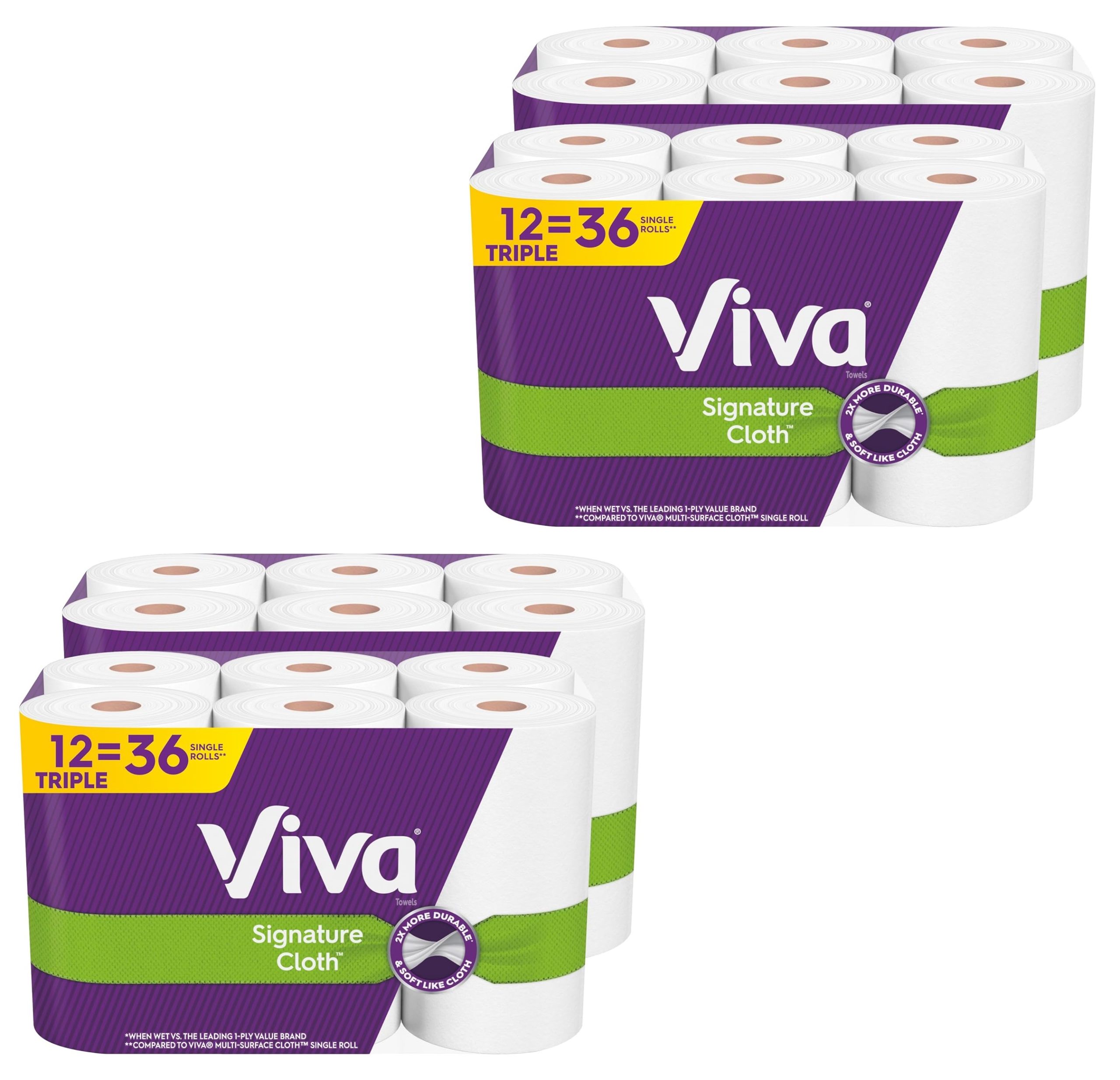 24-Count Viva Signature Cloth Choose-A-Sheet Paper Towels Triple Rolls + $15 Amazon Credit $54.15 w/ S&S + Free Shipping
