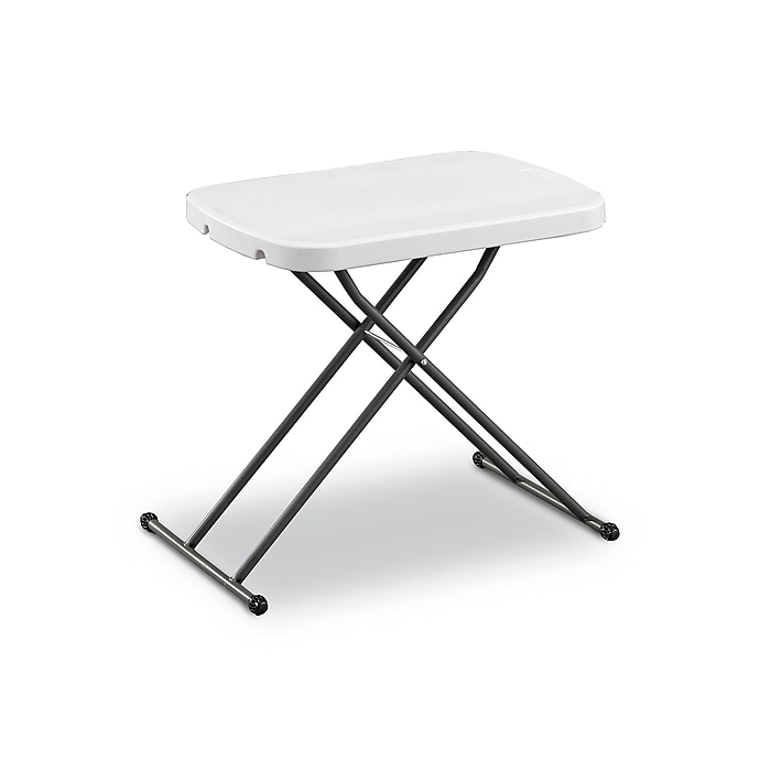 25.5"L x 17.8"W Staples Personal Folding Table (Gray) $20 + Free Shipping