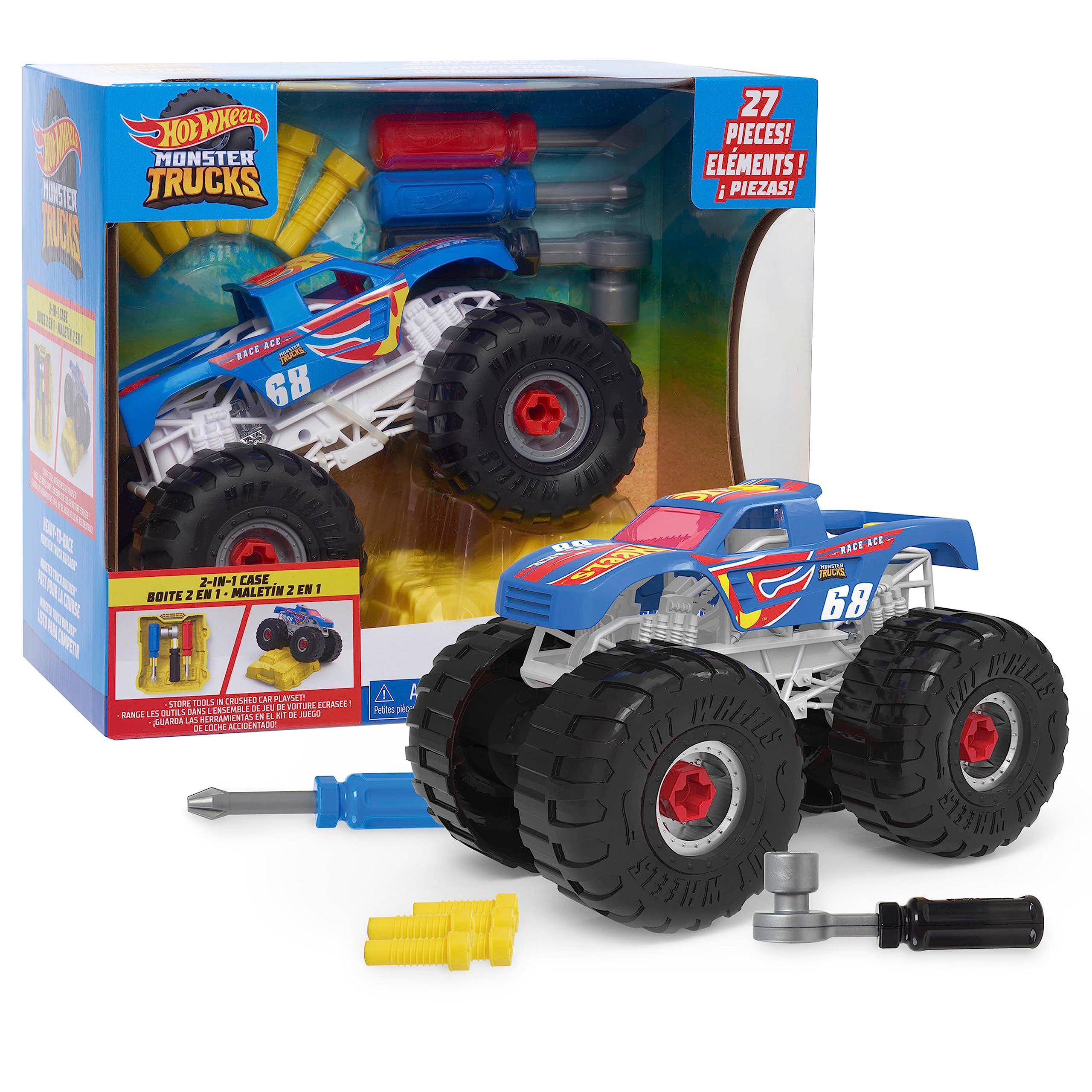 27-Piece Mattel Hot Wheels Ready-to-Race Monster Truck Set $11.50 + Free Shipping w/ Prime or on orders $35+