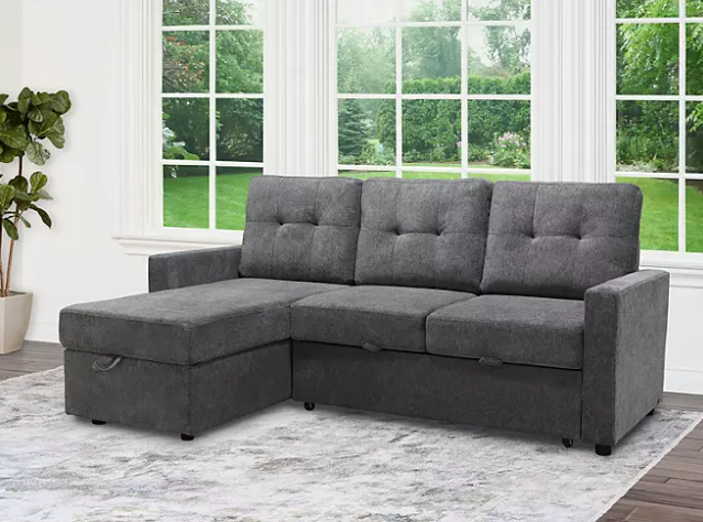 Sam's Club Members: 82" Kylie Storage Sectional w/ Pullout Bed (3 colors) $649 + Free Shipping Plus Members