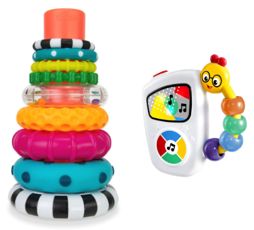 9-Piece Sassy Stacks of Circles Stacking Ring Learning Toy + Baby Einstein Take Along Tunes Musical Toy $13.42 ($6.71 EA) + F/S w/ Prime or $35+