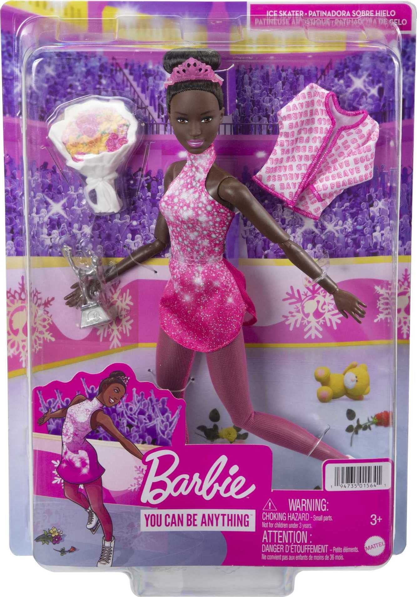 Barbie Winter Sports Ice Skater w/ Accessories $4.97 + Free Shipping w/ Prime or on $35+