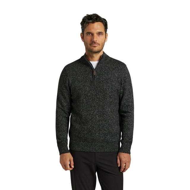 Chaps Men's Original Quarter Zip Twist Mockneck Sweater (Various) $9.45 + Free Shipping w/ Walmart+ or on $35+