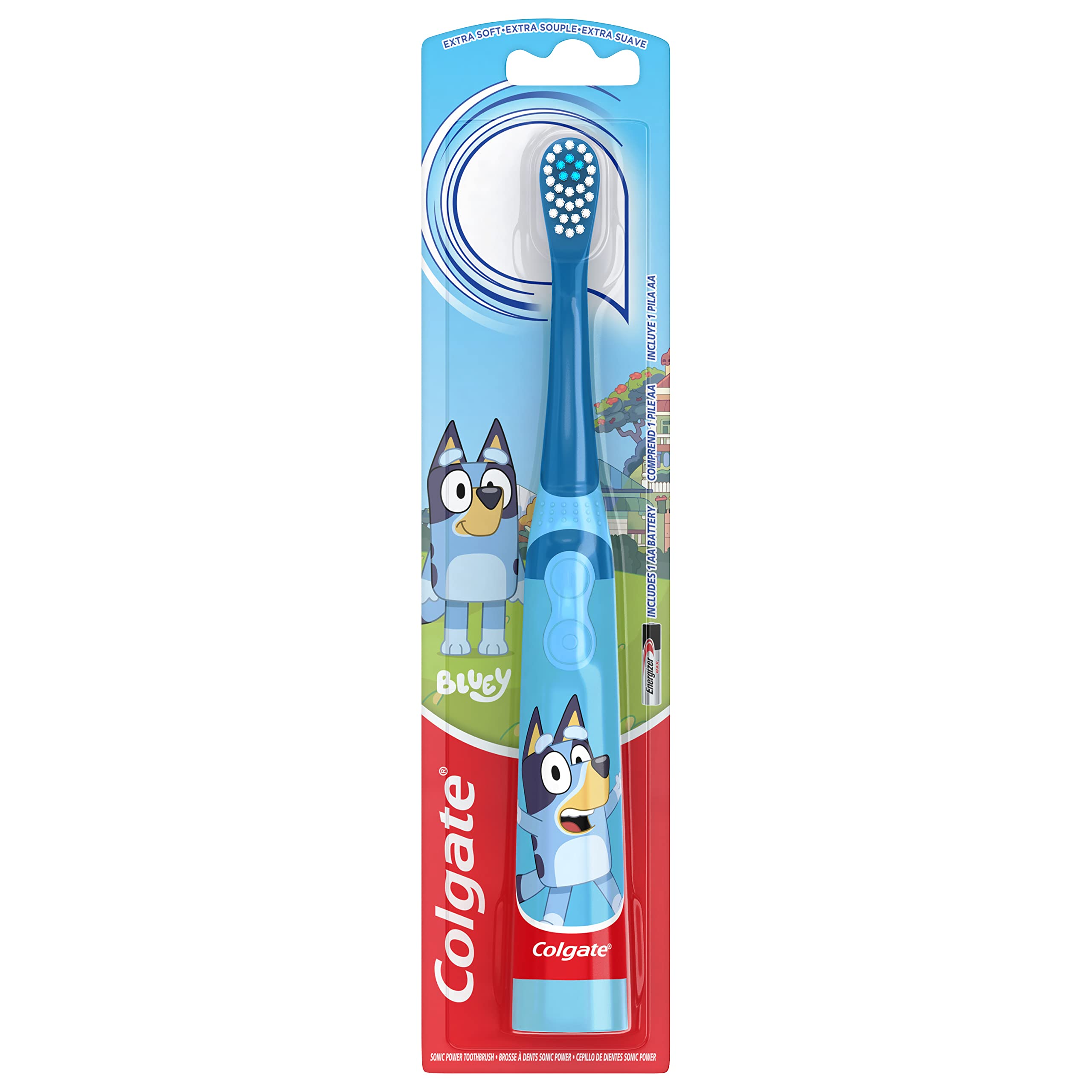 Colgate Kids' Battery Powered Toothbrush (Bluey, Unicorn) $3.59 w/ S&S + Free Shipping w/ Prime or on $35+