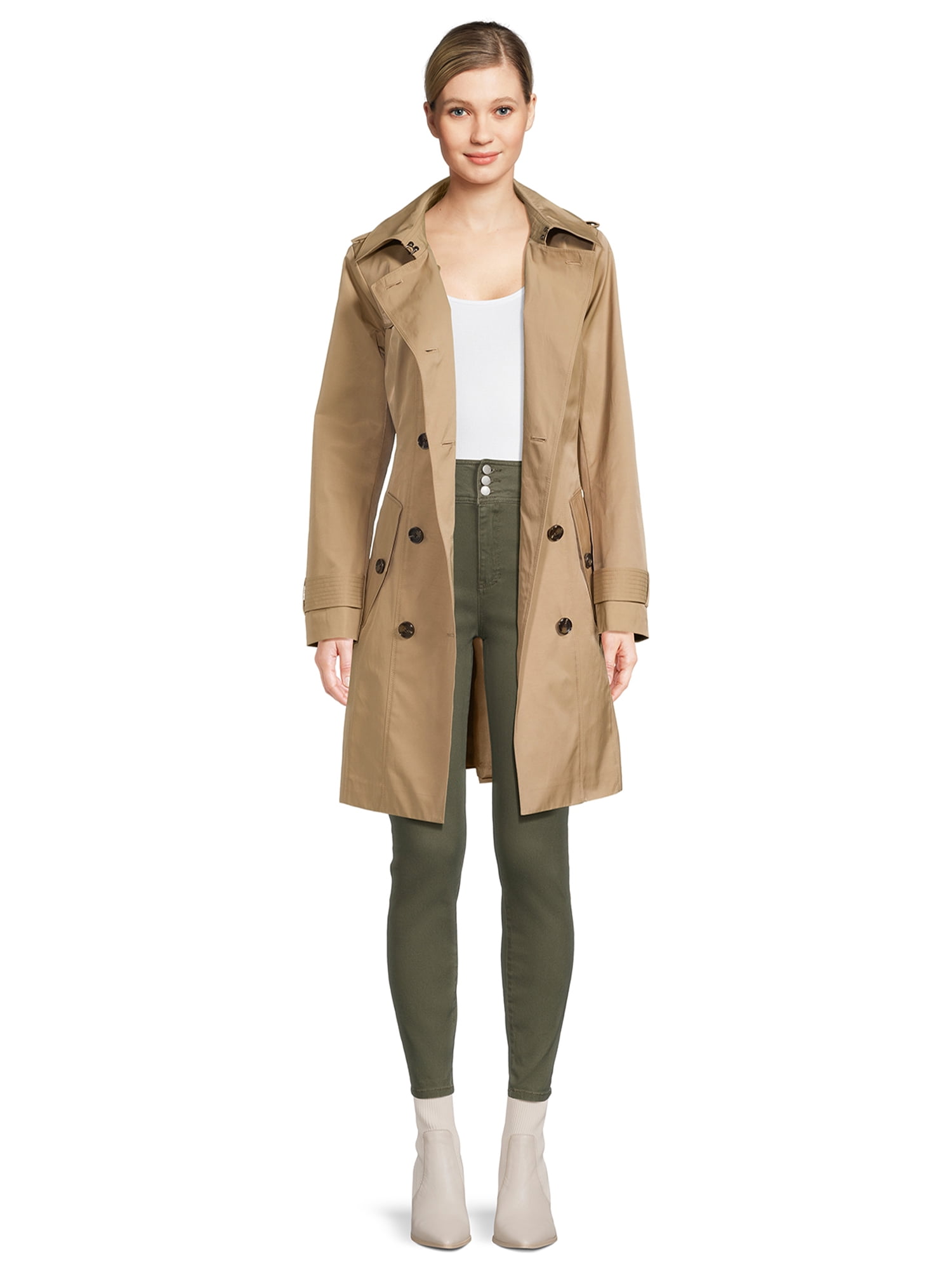 F.O.G. Women's Belted Double Breasted Trench Coat (British Khaki) $24.84, London Fog Girls' Fleece-Lined Trench Jacket (Khaki) $13.83, More + Free S&H w/ Walmart+ or $35+