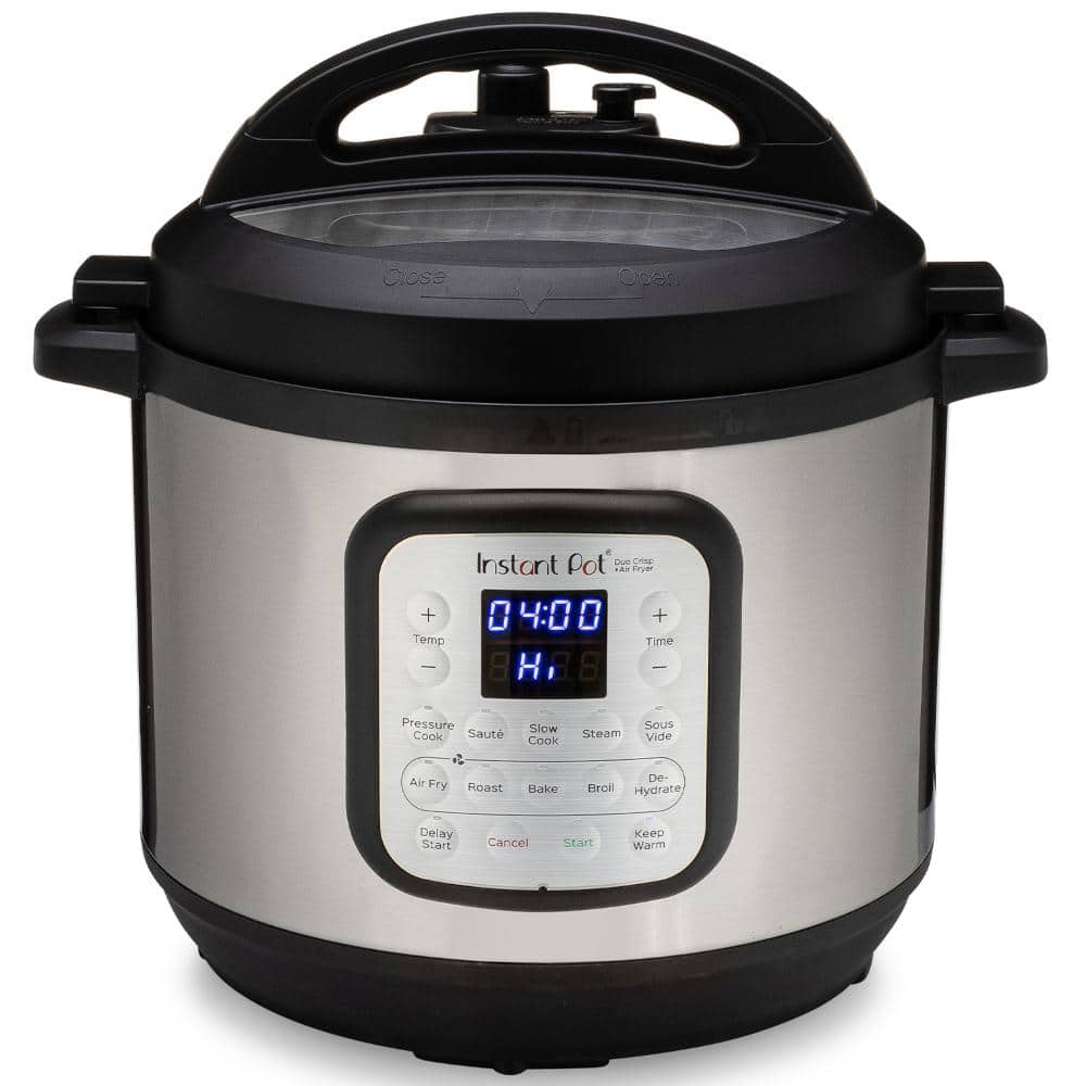 Instant Pot 8 Qt. Silver Duo Crisp Air Fryer with EPC Combo 140-0021-01 - $50