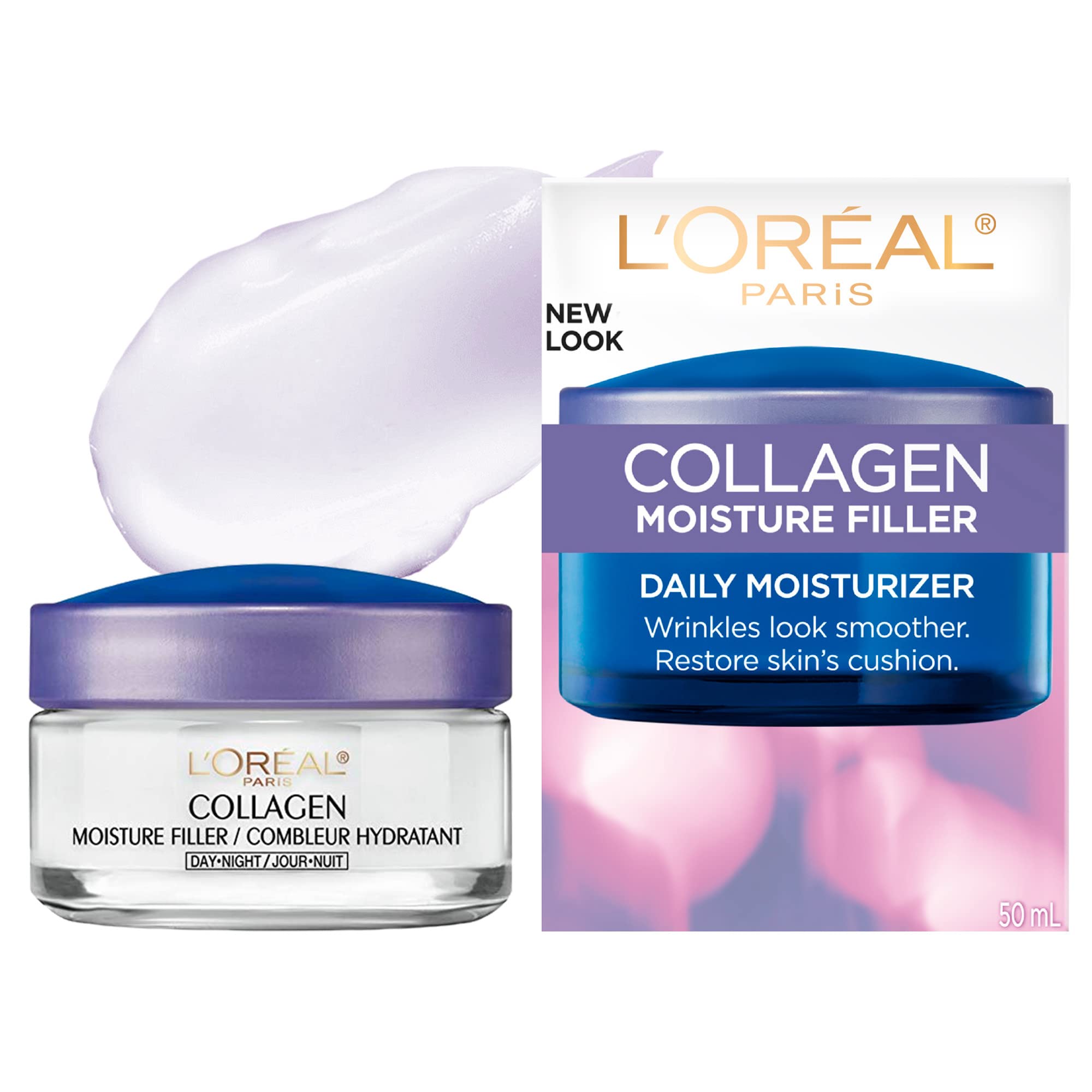 L’Oréal Paris Collagen Daily Face Moisturizer, Reduce Wrinkles, Face Cream 1.7 oz [Subscribe & Save] $5.54