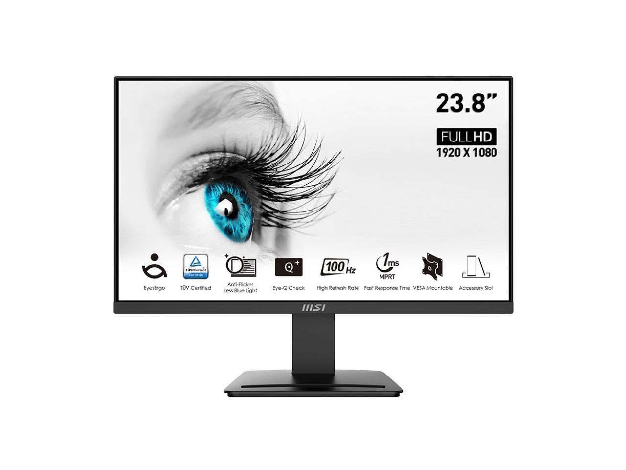 MSI PRO MP2412 24" IPS Monitor $76.98