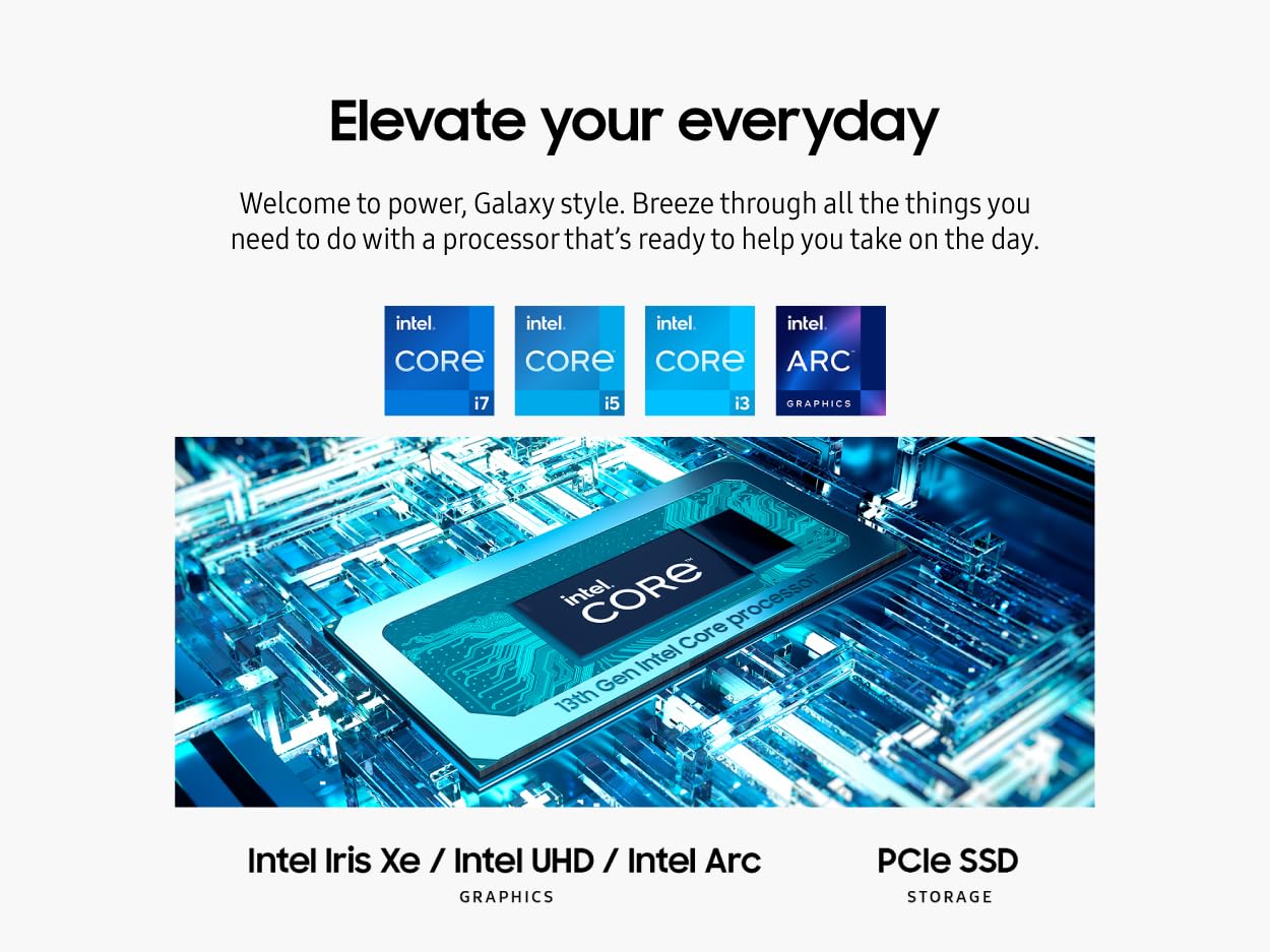 SAMSUNG 15.6" Galaxy Book3 Business Laptop Computer/Windows 11 PRO/16GB - 256GB/ 13th Gen Intel® Core™ i5 processor, 2023 Model, NP754XFG-KB3US, Silver $609.99