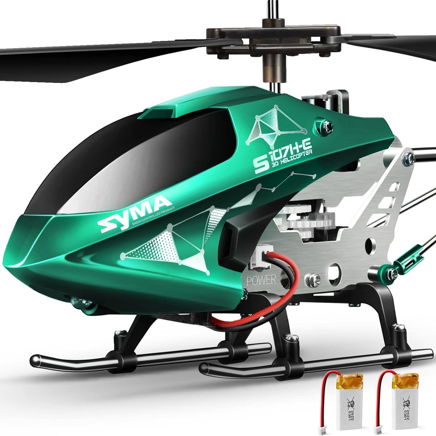 Prime Members: SYMA S107H Remote Control Helicopter w/ Altitude Hold + 2 Batteries (Dark Green or Sky Blue) & More $29.14 + Free Shipping