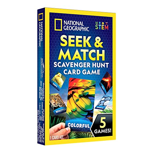 $4.90: National Geographic: Scavenger Hunt Kids Card Game