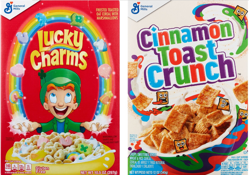 Select 10.5-Oz-12-Oz General Mills Cereals: Cinnamon Toast Crunch, Lucky Charms, Reese's Puffs & More 2 for $3 + Free Store Pickup at CVS