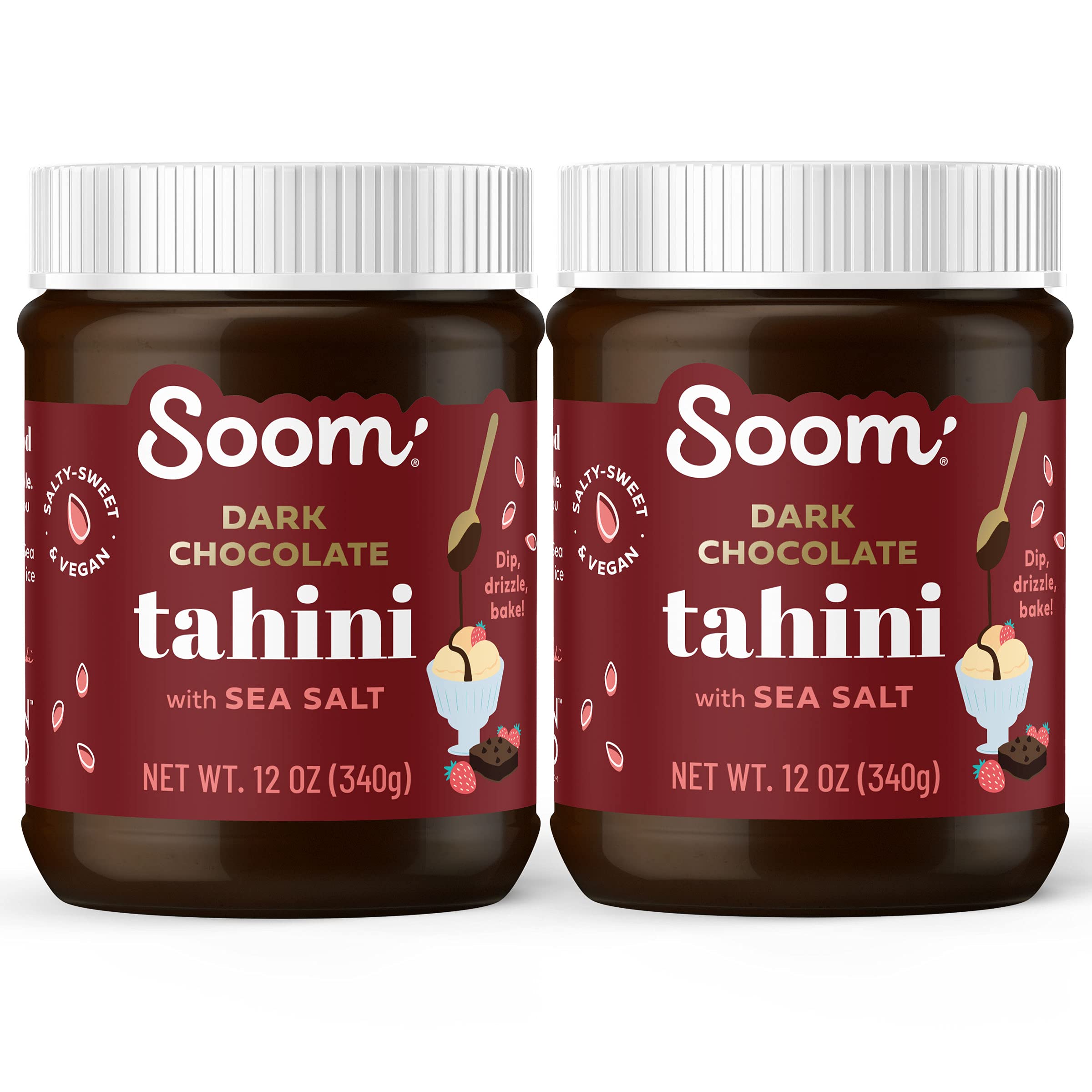 Soom Foods Dark Chocolate Sea Salt Tahini Spread $13.55