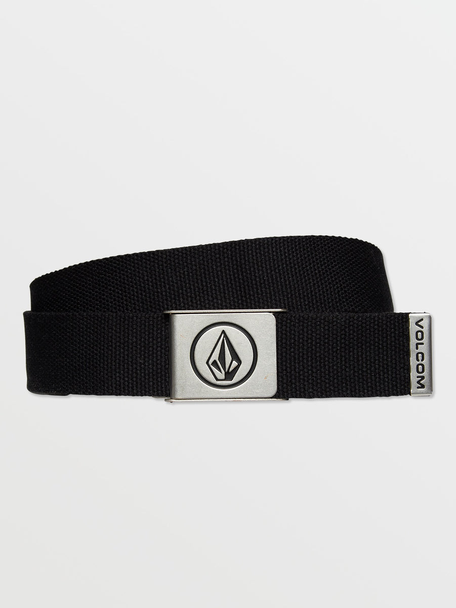 Volcom Men's Circle Web Belt (Black) $6 + Free Shipping