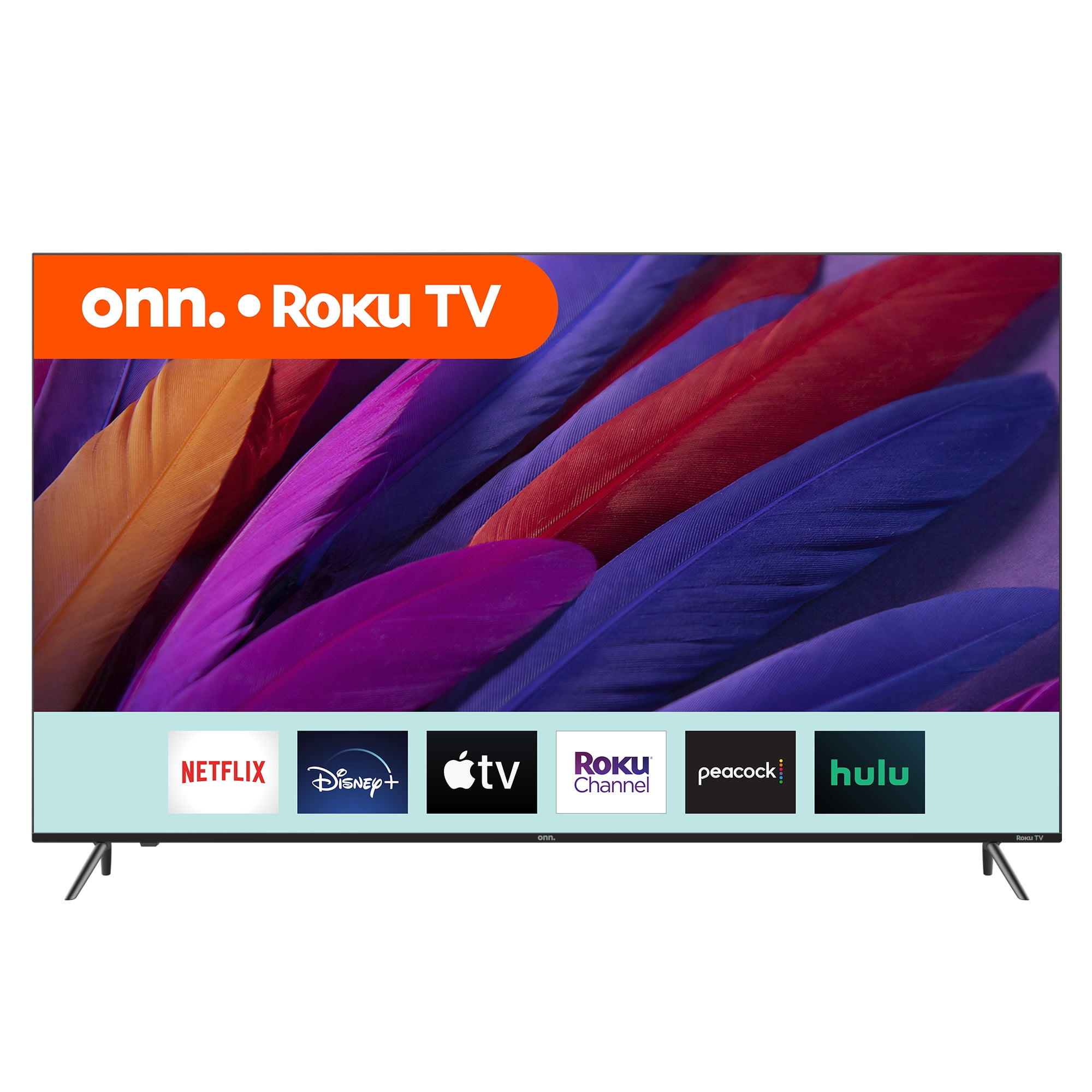onn. 75” Class 4K UHD (2160P) LED Frameless Roku Smart TV $448 + Free Shipping
