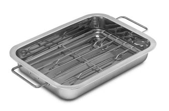 12" Sedona Roasting Pan & Rack $8, 1.5-Quart Saucepan w/ Lid $12 & More + Free Store Pickup at Macy's or F/S on Orders $25+